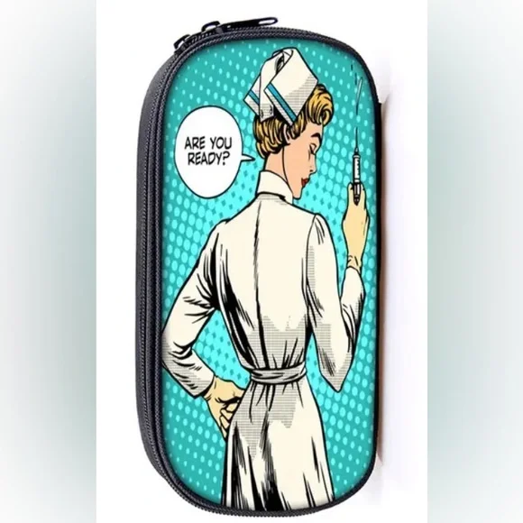 Nurse Cosmetic Case, May be used as a Pencil Case, Perfect for gift for nurses - Picture 1 of 13